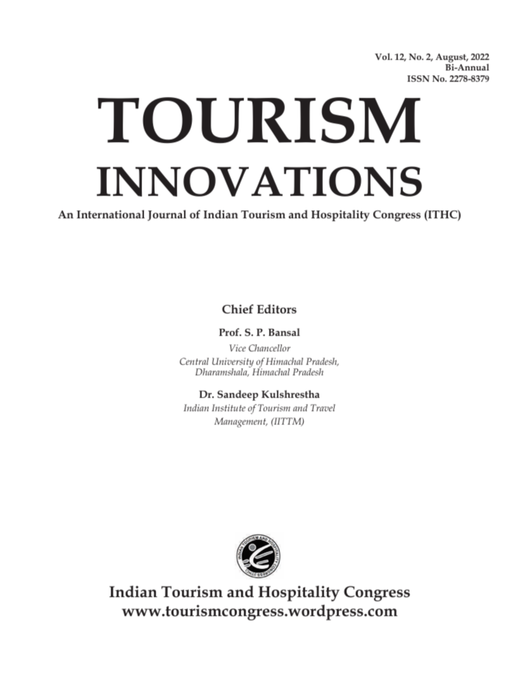 Tourism Innovations Volume 12, No. 2 cover image